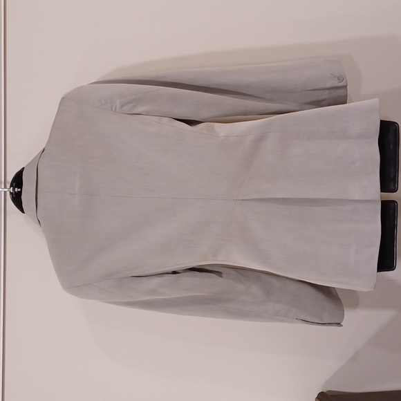 Barney's New York Micro Stripe Long Line Cotton Blazer- Sz. 0 - Picture 8 of 13